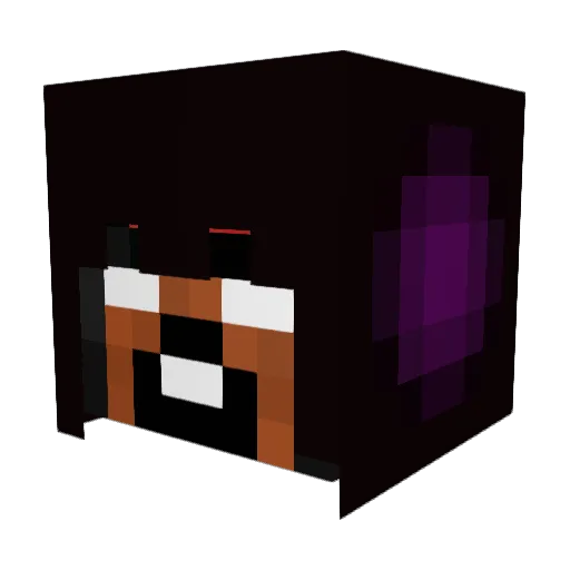 Vaga10 Minecraft avatar head, 3D render