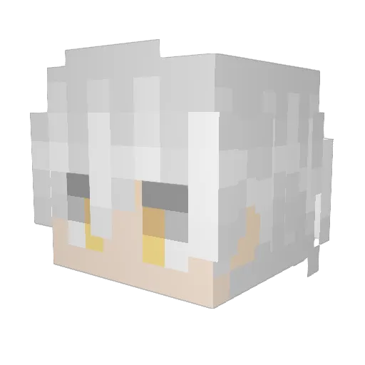 VageHD Minecraft avatar head, 3D render
