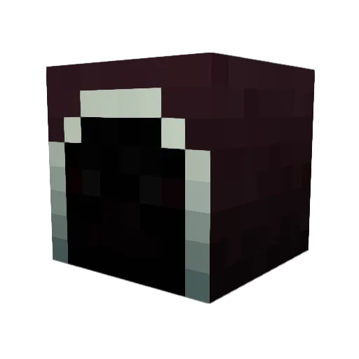 Vagous Minecraft avatar head, 3D render