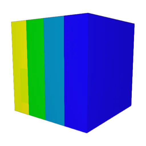 Vahtang Minecraft avatar head, 3D render