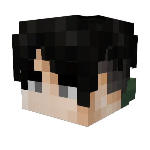 VaiTomarUndaia Minecraft avatar head, 3D render