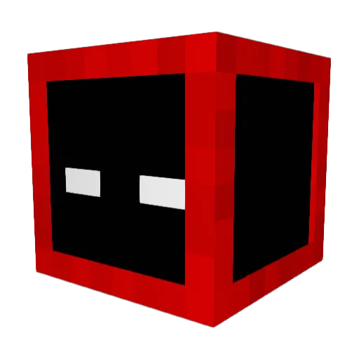 Vaidar_ Minecraft avatar head, 3D render