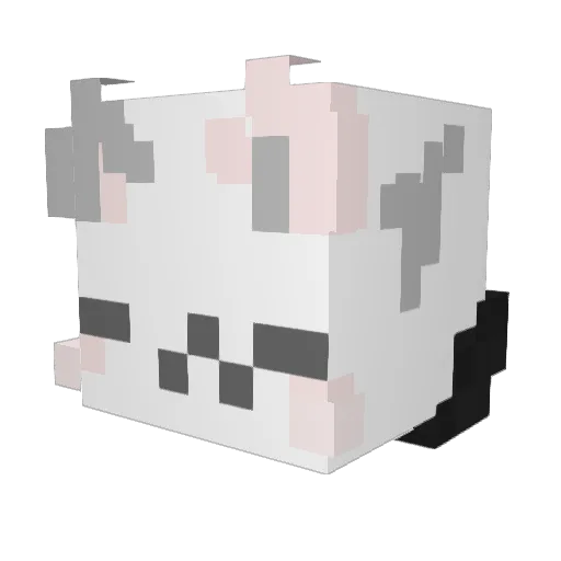 Vaiioss Minecraft avatar head, 3D render