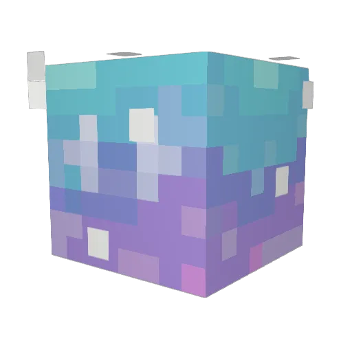Vaila2821 Minecraft avatar head, 3D render