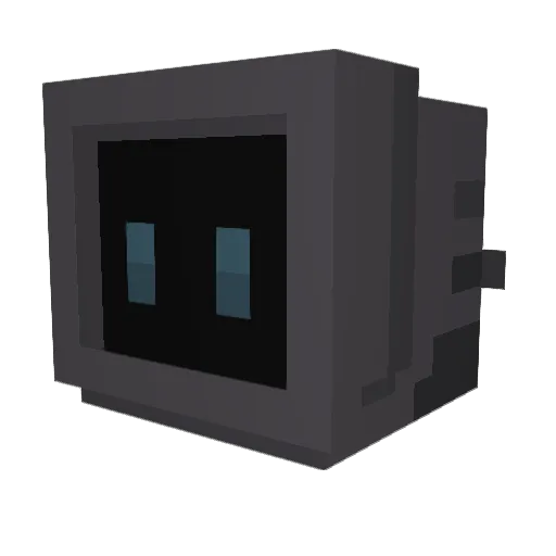 Vaizan Minecraft avatar head, 3D render