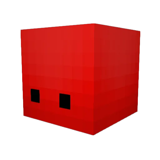 Vajonas Minecraft avatar head, 3D render