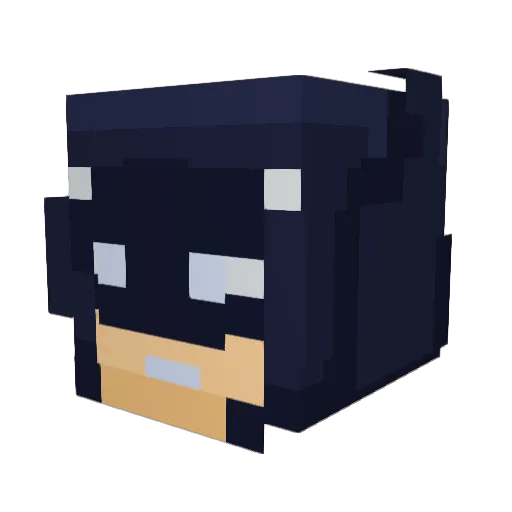 Vakaijik Minecraft avatar head, 3D render