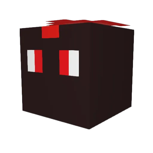 Vakanix Minecraft avatar head, 3D render