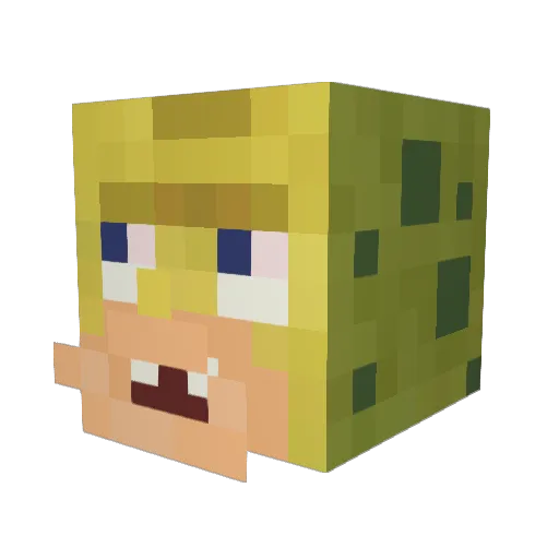 Vakaris_blaz Minecraft avatar head, 3D render