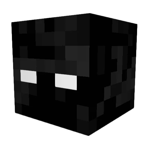 Vakyr Minecraft avatar head, 3D render
