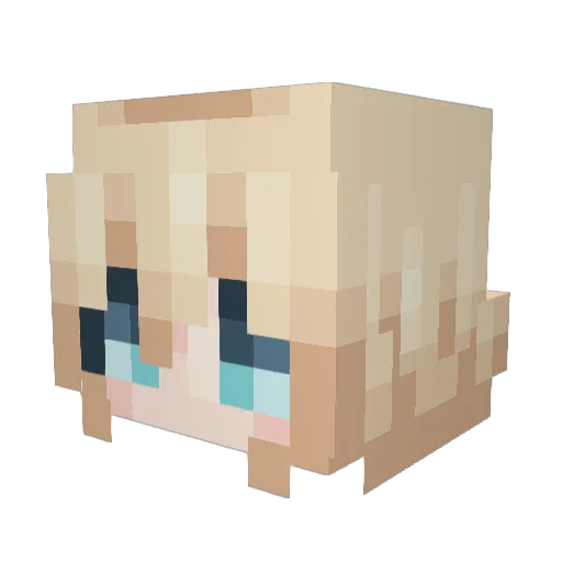 ValBay_76 Minecraft avatar head, 3D render