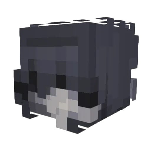 ValHart Minecraft avatar head, 3D render