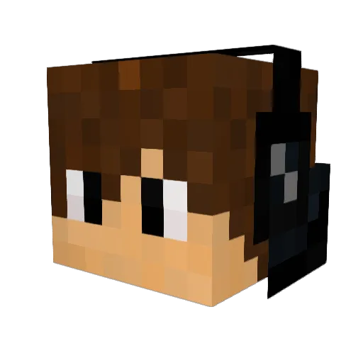 ValR74 Minecraft avatar head, 3D render