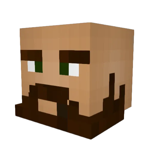 ValServ51 Minecraft avatar head, 3D render