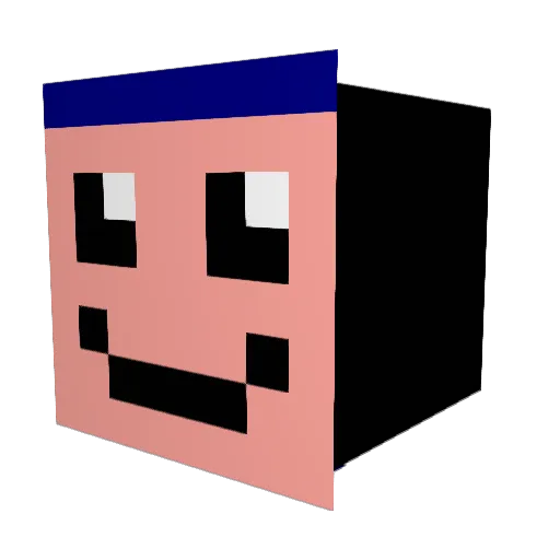 Vala97 Minecraft avatar head, 3D render