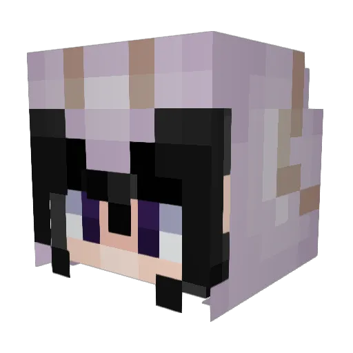 ValadezM Minecraft avatar head, 3D render