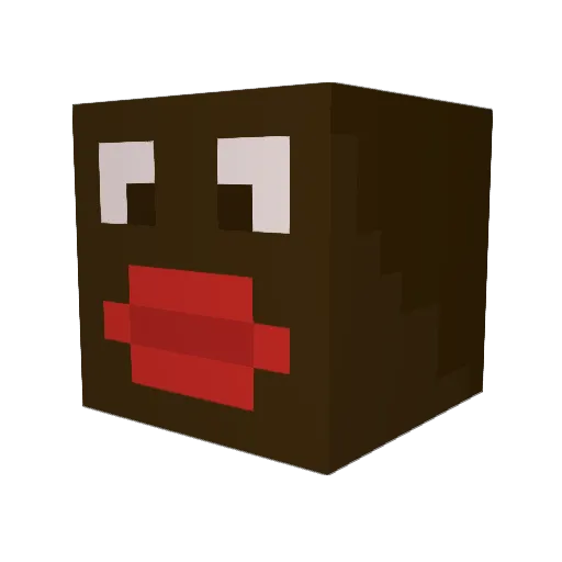 Valametti Minecraft avatar head, 3D render