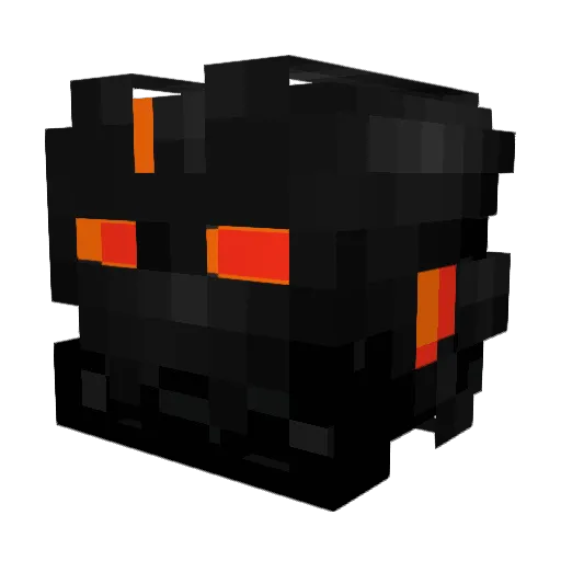 Valcanar Minecraft avatar head, 3D render