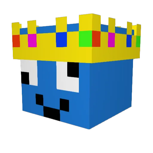 ValdeNB Minecraft avatar head, 3D render