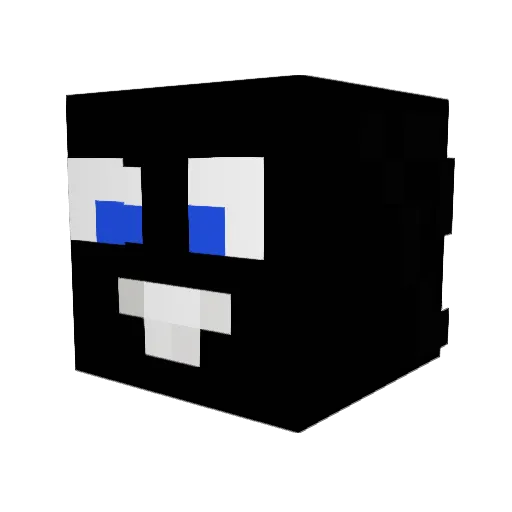 ValdemarF Minecraft avatar head, 3D render