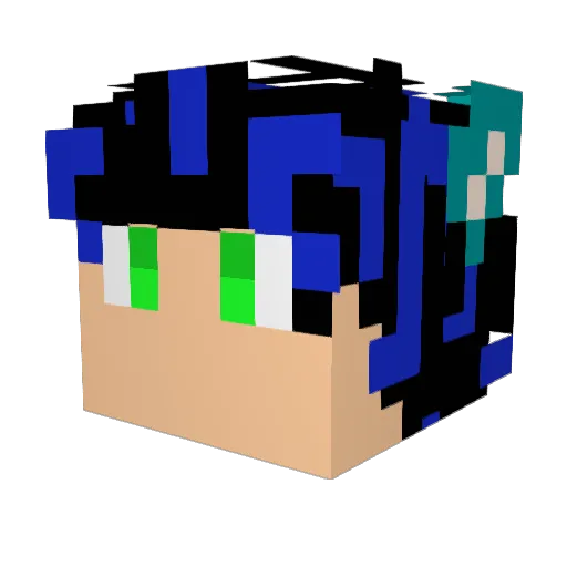 ValderiValderaMC Minecraft avatar head, 3D render