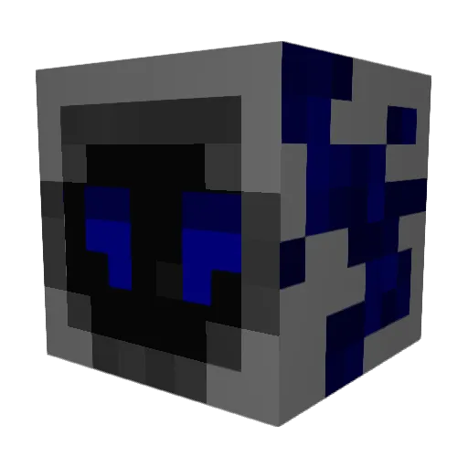 Valderon_ Minecraft avatar head, 3D render