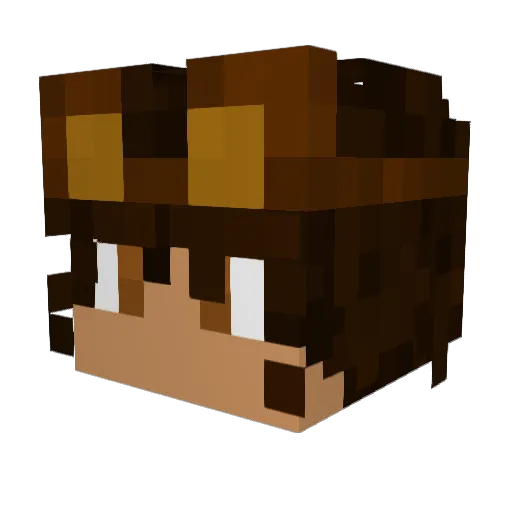 ValdezZ8 Minecraft avatar head, 3D render