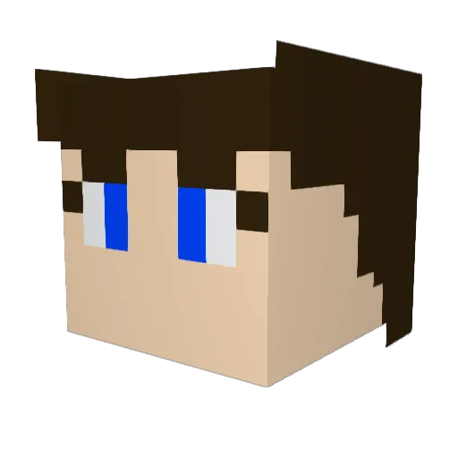 ValdiFernandez Minecraft avatar head, 3D render
