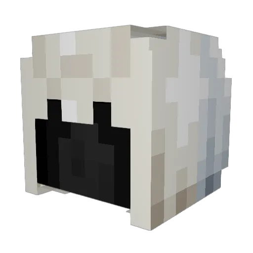 ValdieryFighter Minecraft avatar head, 3D render