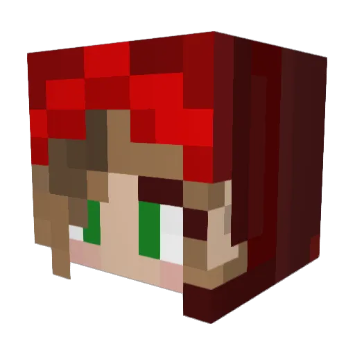 Valeera_ Minecraft avatar head, 3D render