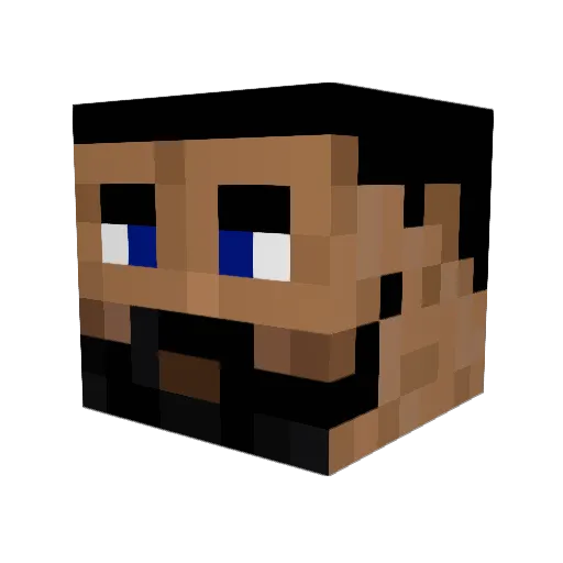Valefort Minecraft avatar head, 3D render