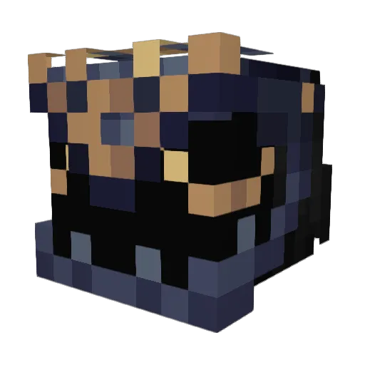 ValekD0951 Minecraft avatar head, 3D render