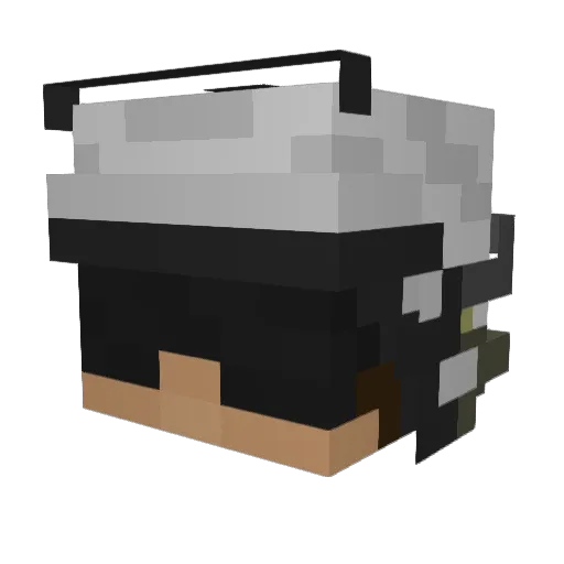 Valemaxlord Minecraft avatar head, 3D render