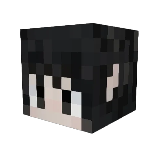Valen0612 Minecraft avatar head, 3D render