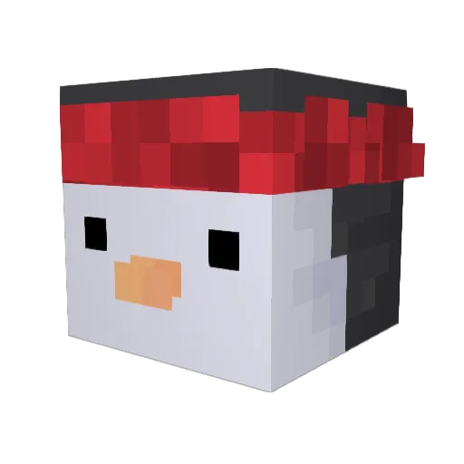 ValenciaK Minecraft avatar head, 3D render