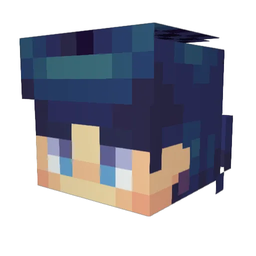 Valentimbee Minecraft avatar head, 3D render