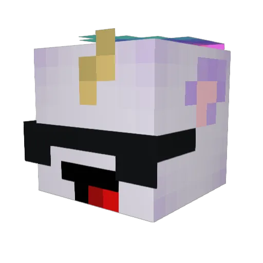 Valentin1550 Minecraft avatar head, 3D render