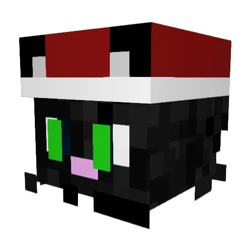 Valentine1012k Minecraft avatar head, 3D render