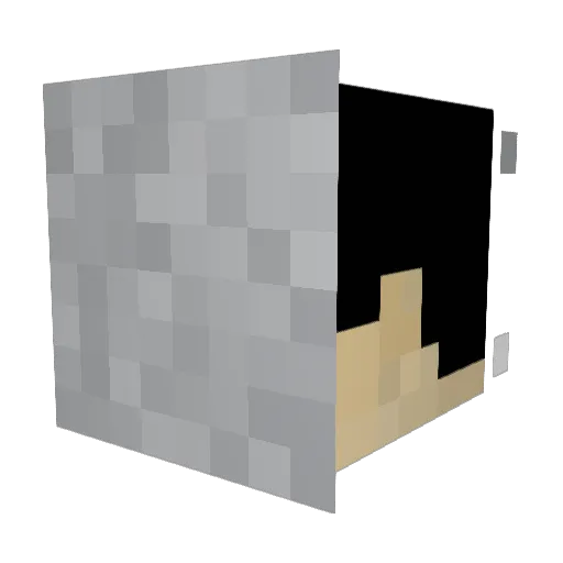 Valentinky0 Minecraft avatar head, 3D render