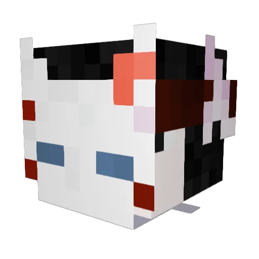 Valentino69420 Minecraft avatar head, 3D render