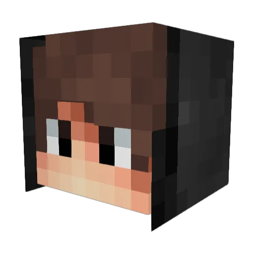 Valentrainn Minecraft avatar head, 3D render