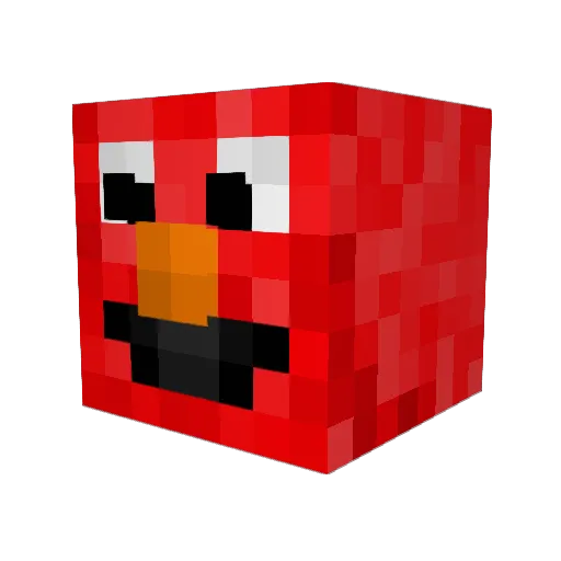 Valentric Minecraft avatar head, 3D render