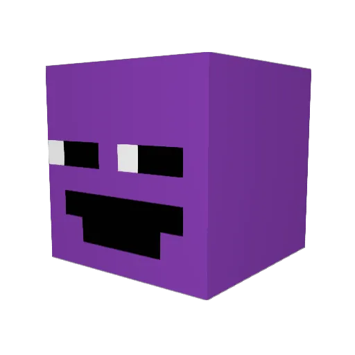 Valentty Minecraft avatar head, 3D render