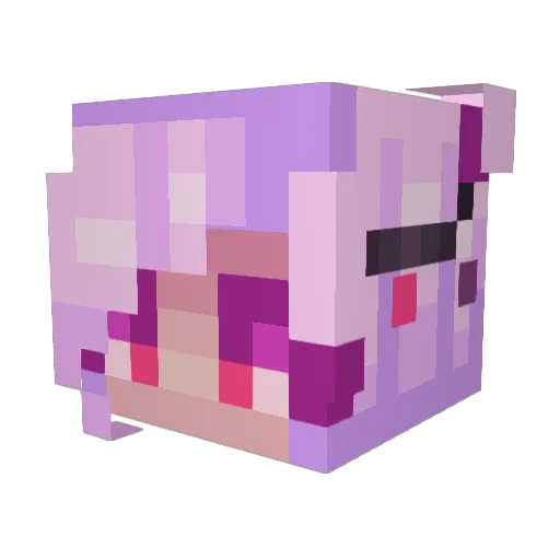 ValentynkaCZ Minecraft avatar head, 3D render