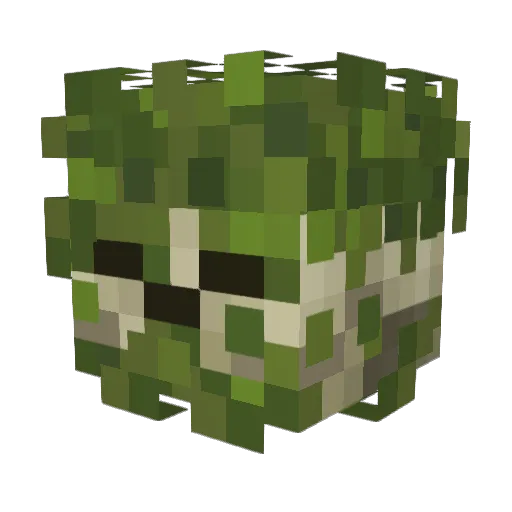 Valephyr Minecraft avatar head, 3D render