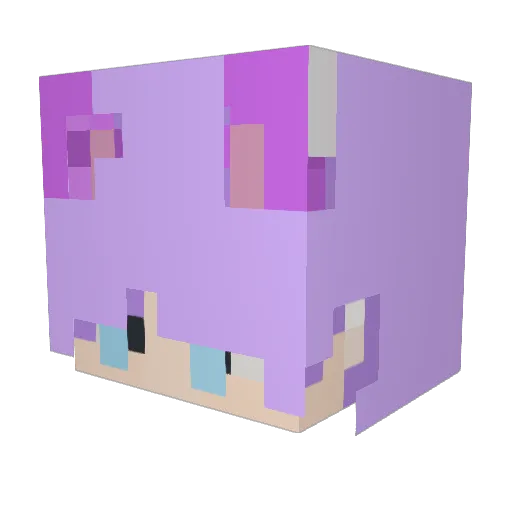 Valerian226417 Minecraft avatar head, 3D render