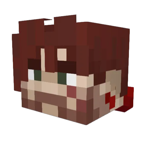 Valerin_sythe Minecraft avatar head, 3D render