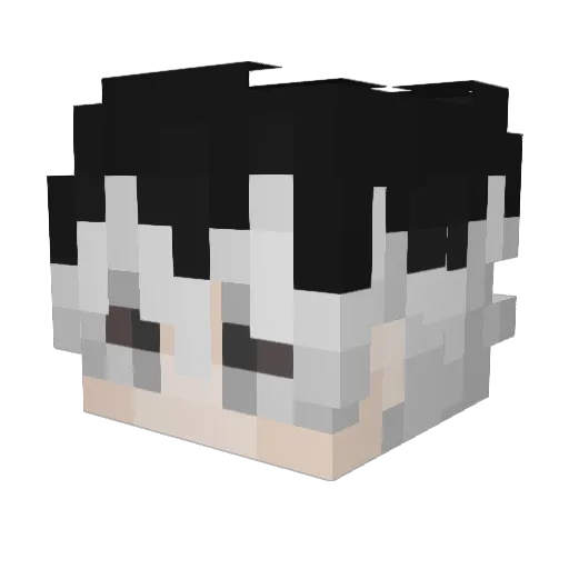 Valeriomax Minecraft avatar head, 3D render