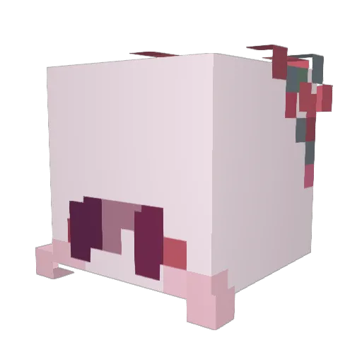 Valeriouse Minecraft avatar head, 3D render