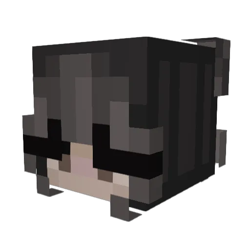 ValesPrincess Minecraft avatar head, 3D render